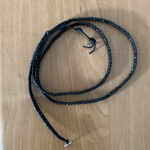 Victoria Emerson midnight wrap bracelet.